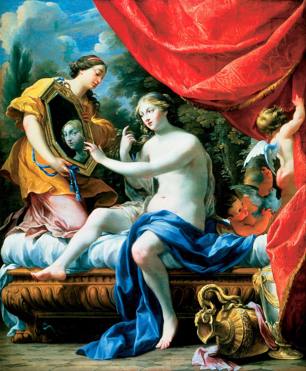 Die Toilette der Venus von Simon Vouet