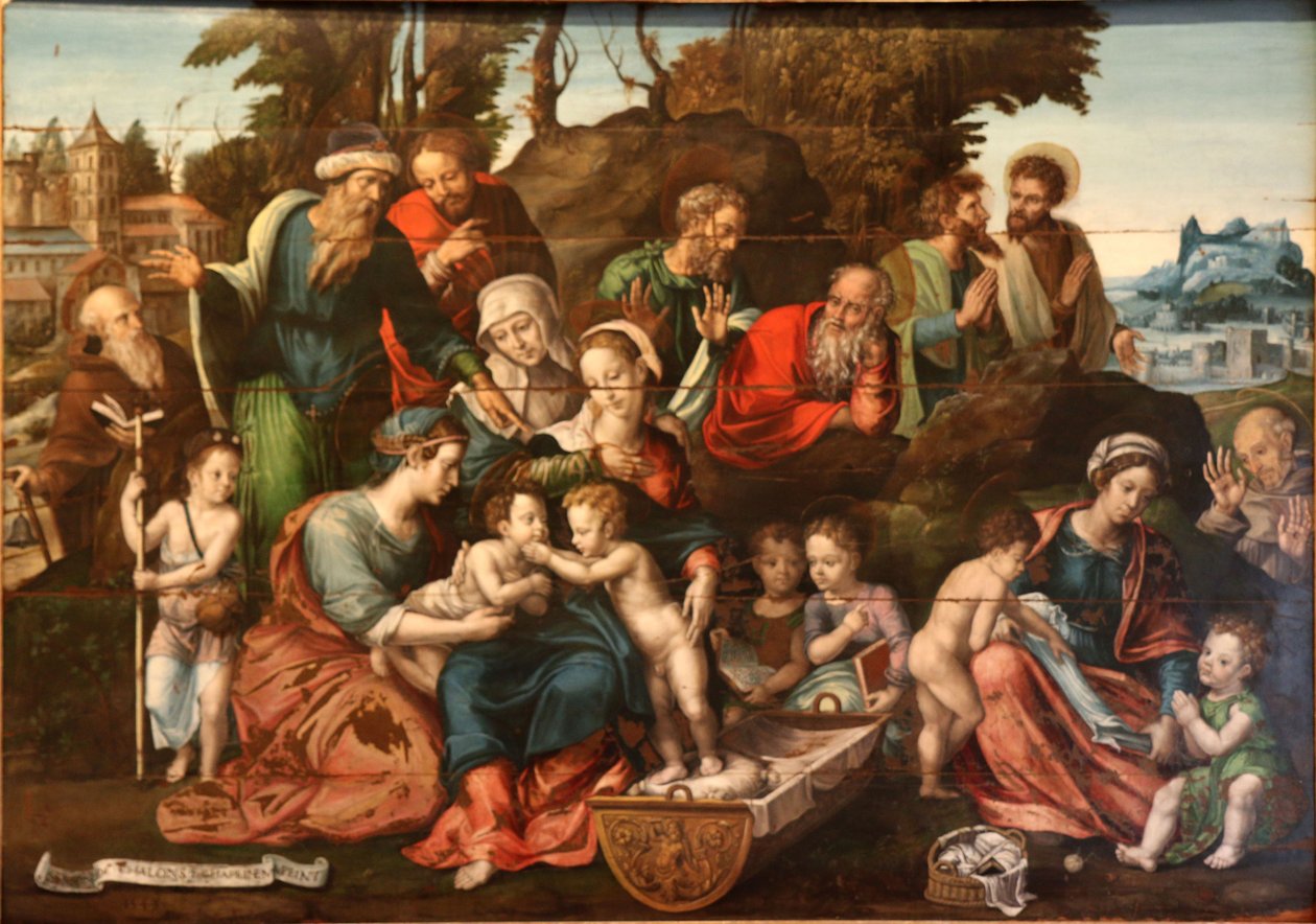 Die heilige Verwandtschaft von Simon de Châlons