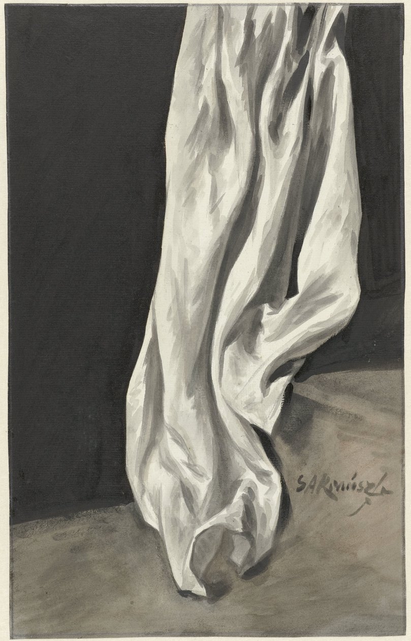Draperiestudie von Simon Andreas Krausz