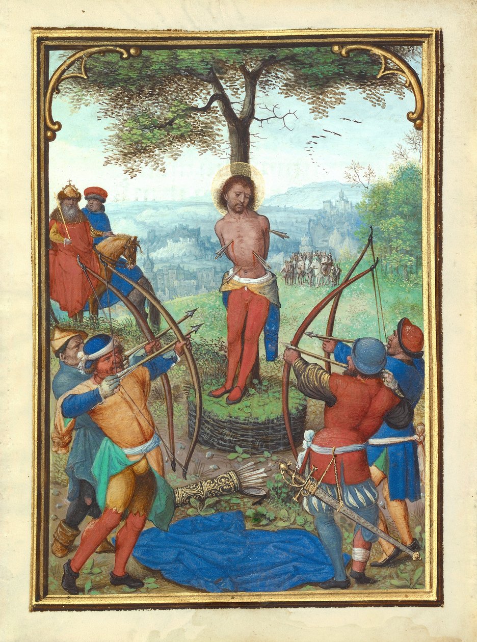 Das Martyrium des heiligen Sebastian von Simon Bening