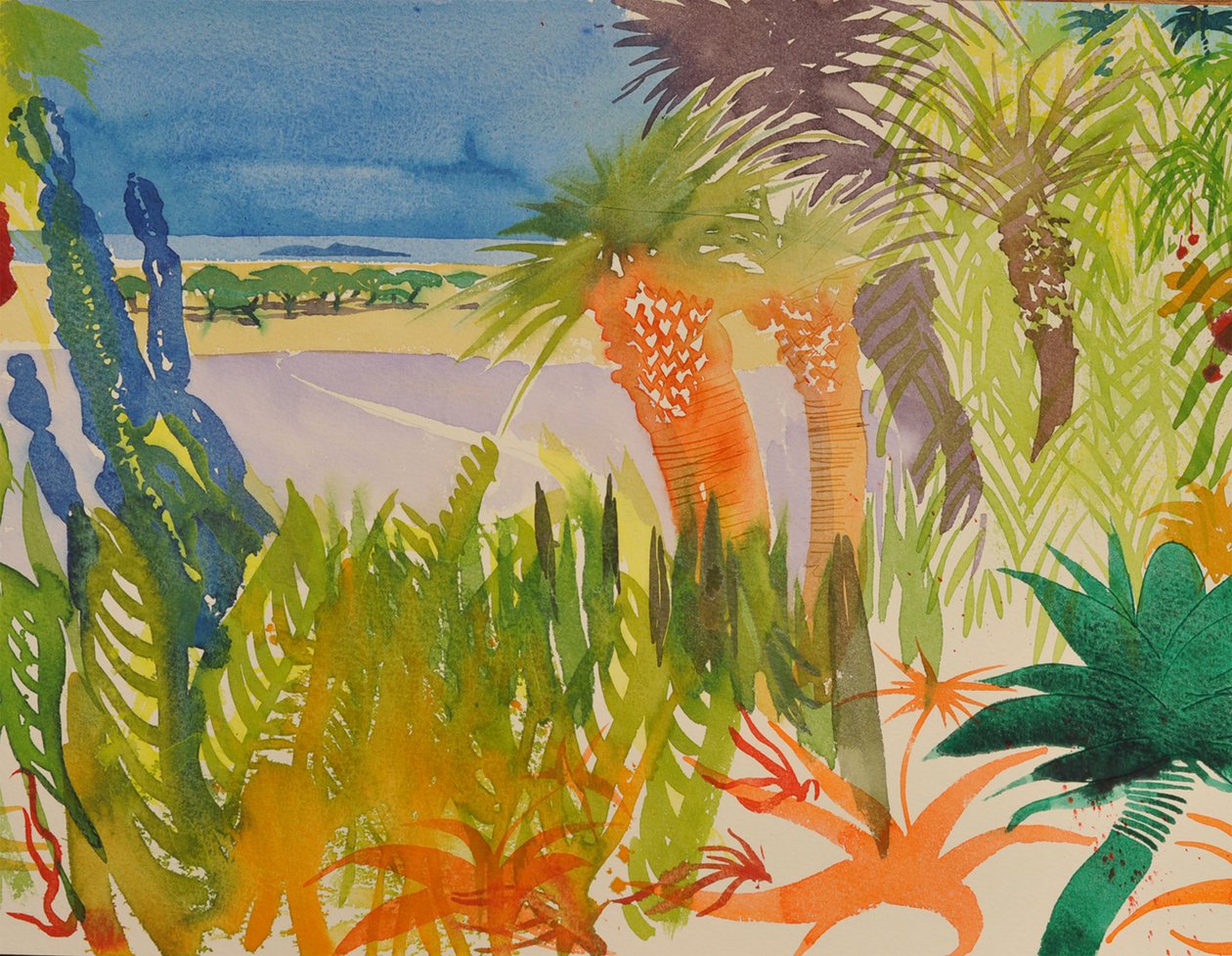 Kaktusgarten, 2016 von Simon Fletcher
