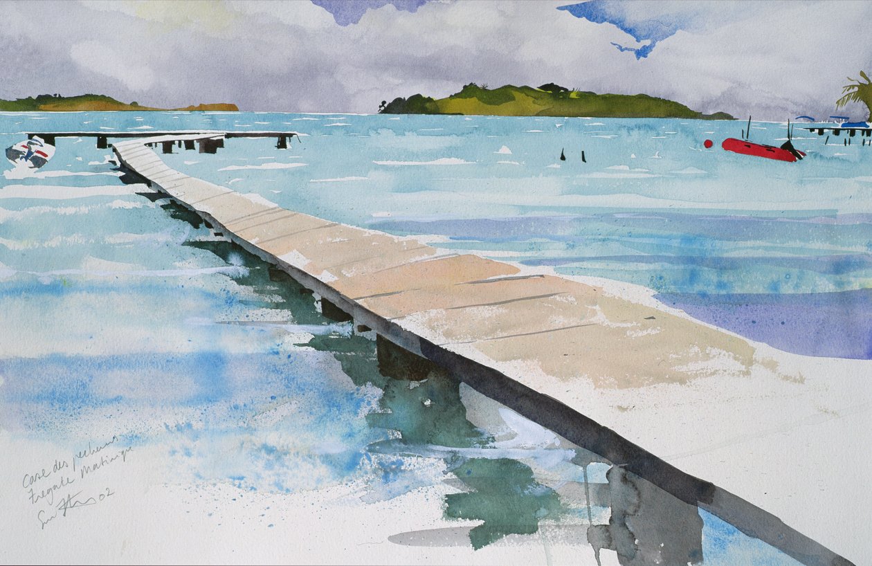 Fischerhütte Martinique von Simon Fletcher