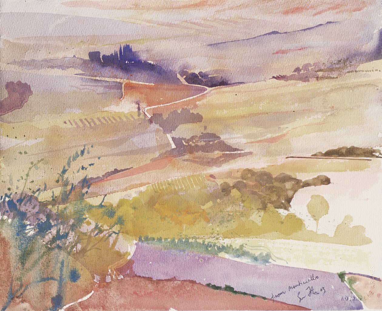 Von Monticello, Italien von Simon Fletcher