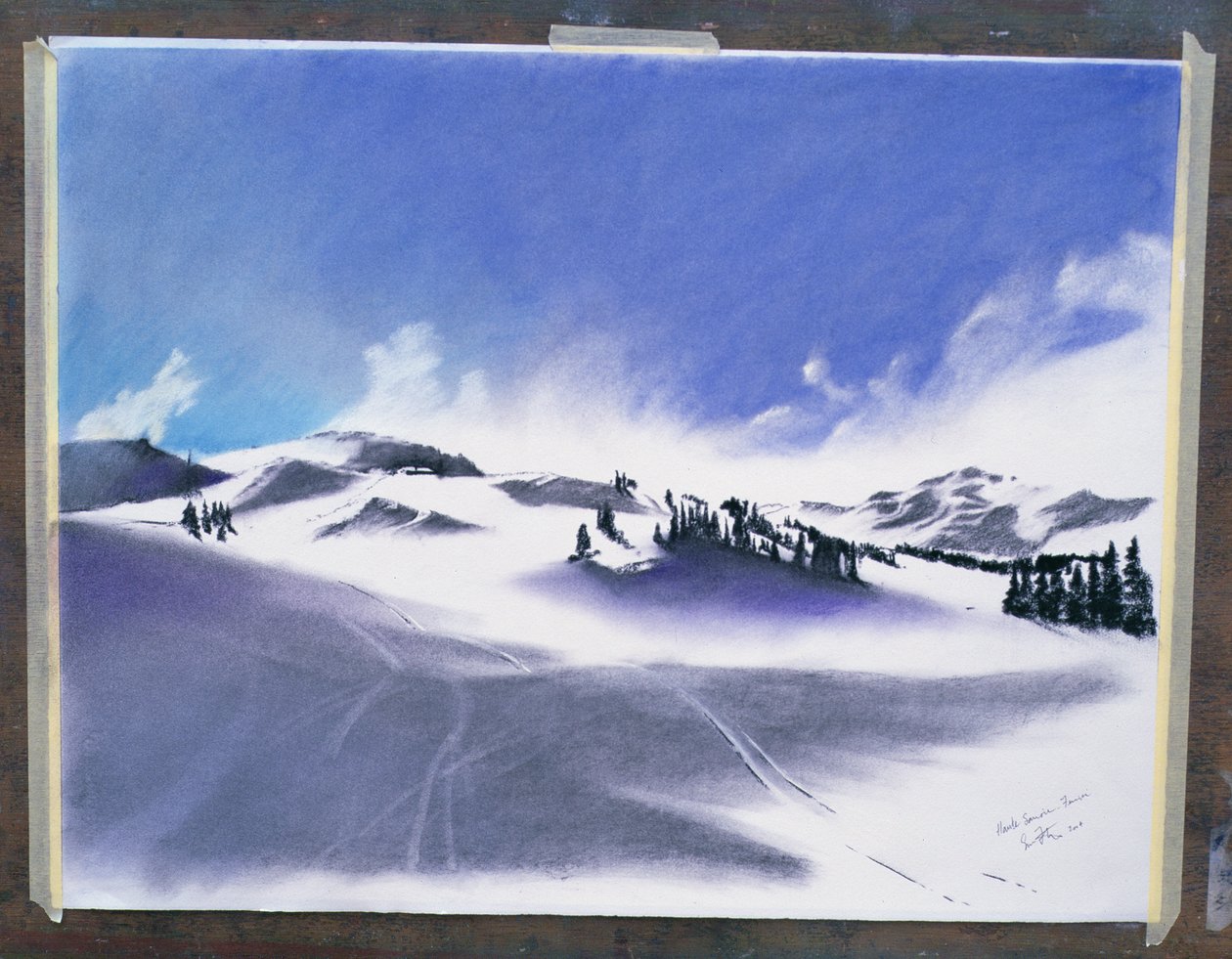 Haute-Savoie, Februar von Simon Fletcher