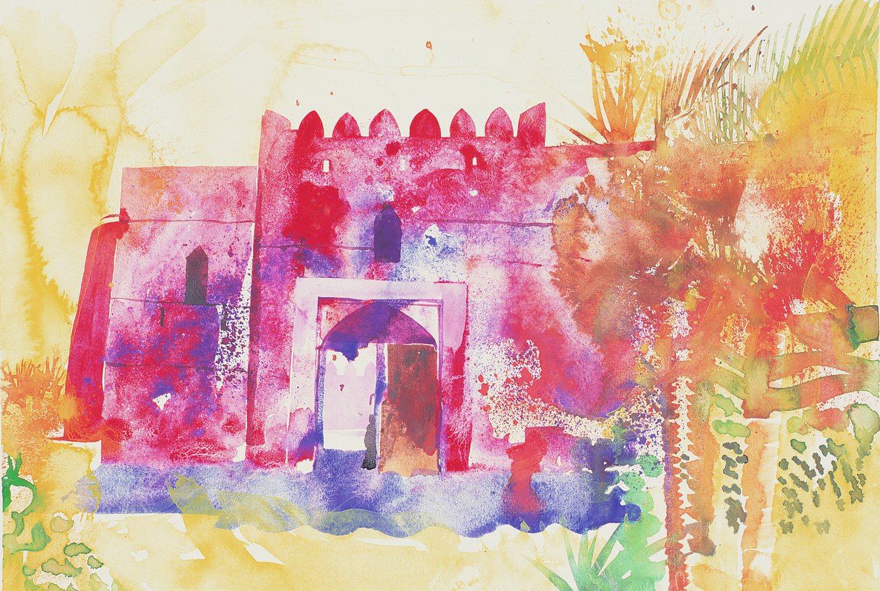 Jabreen-Wände, Oman, 2005 von Simon Fletcher