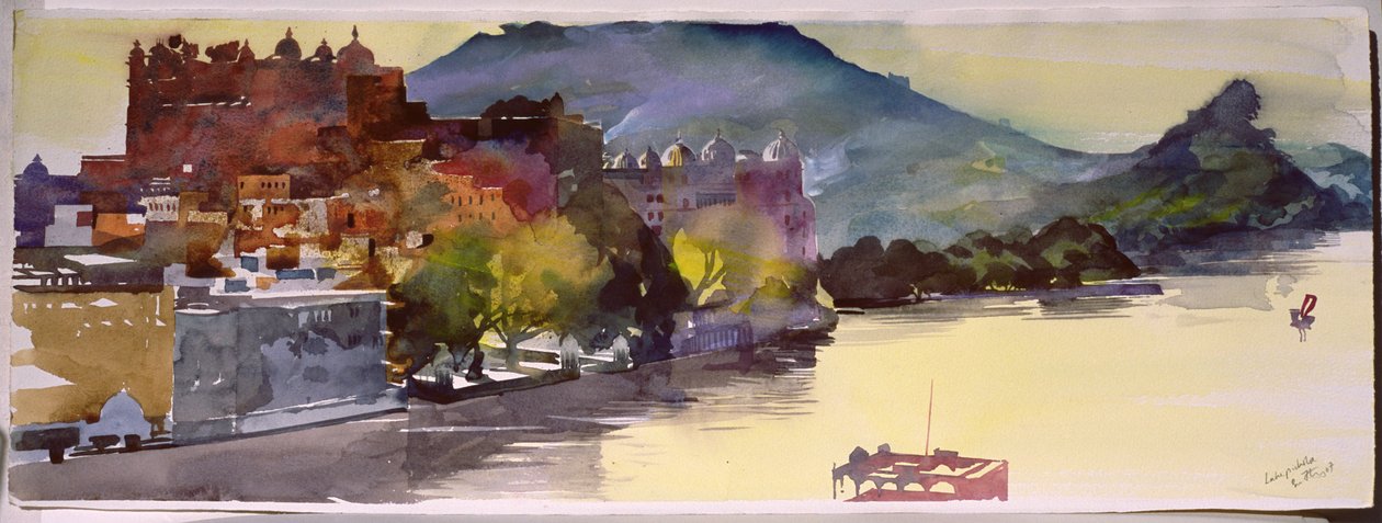 Lake Pichola, 2007 von Simon Fletcher