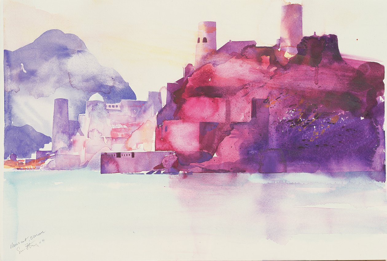 Muscat Oman, 2004 (Aquarell) von Simon Fletcher