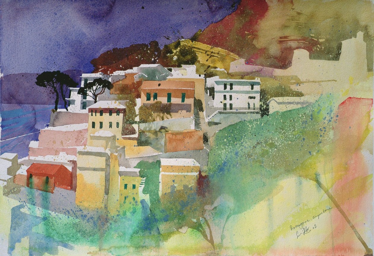 Riomaggiore Cinqueterre, Italien, 2002 von Simon Fletcher
