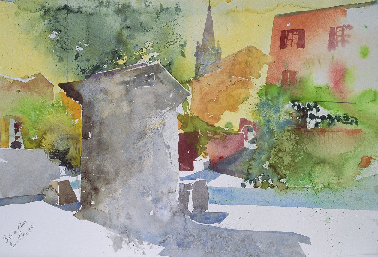 Sockel in Villars, Frankreich, 2003 von Simon Fletcher