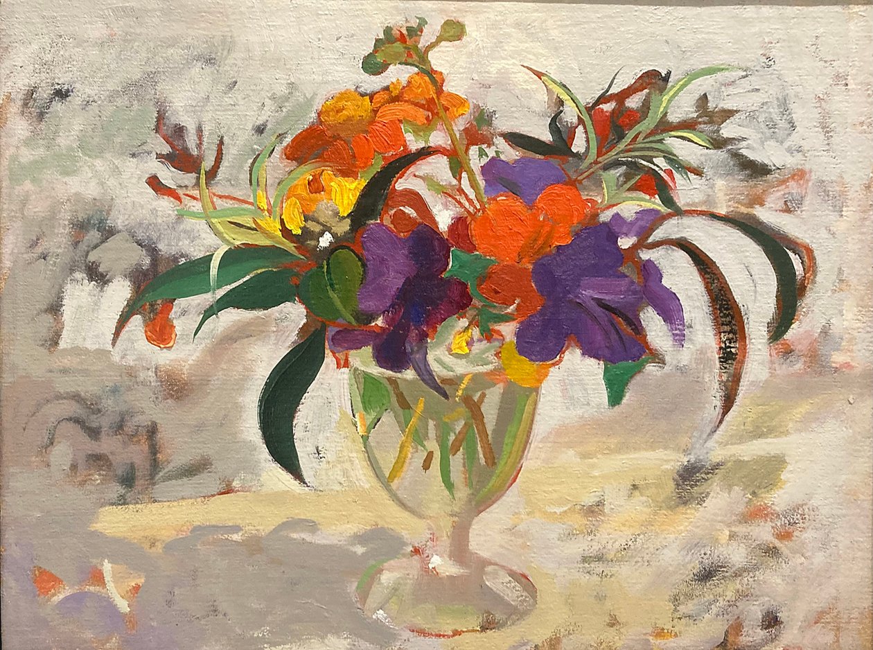 Streptocarpus & Geranie von Simon Fletcher