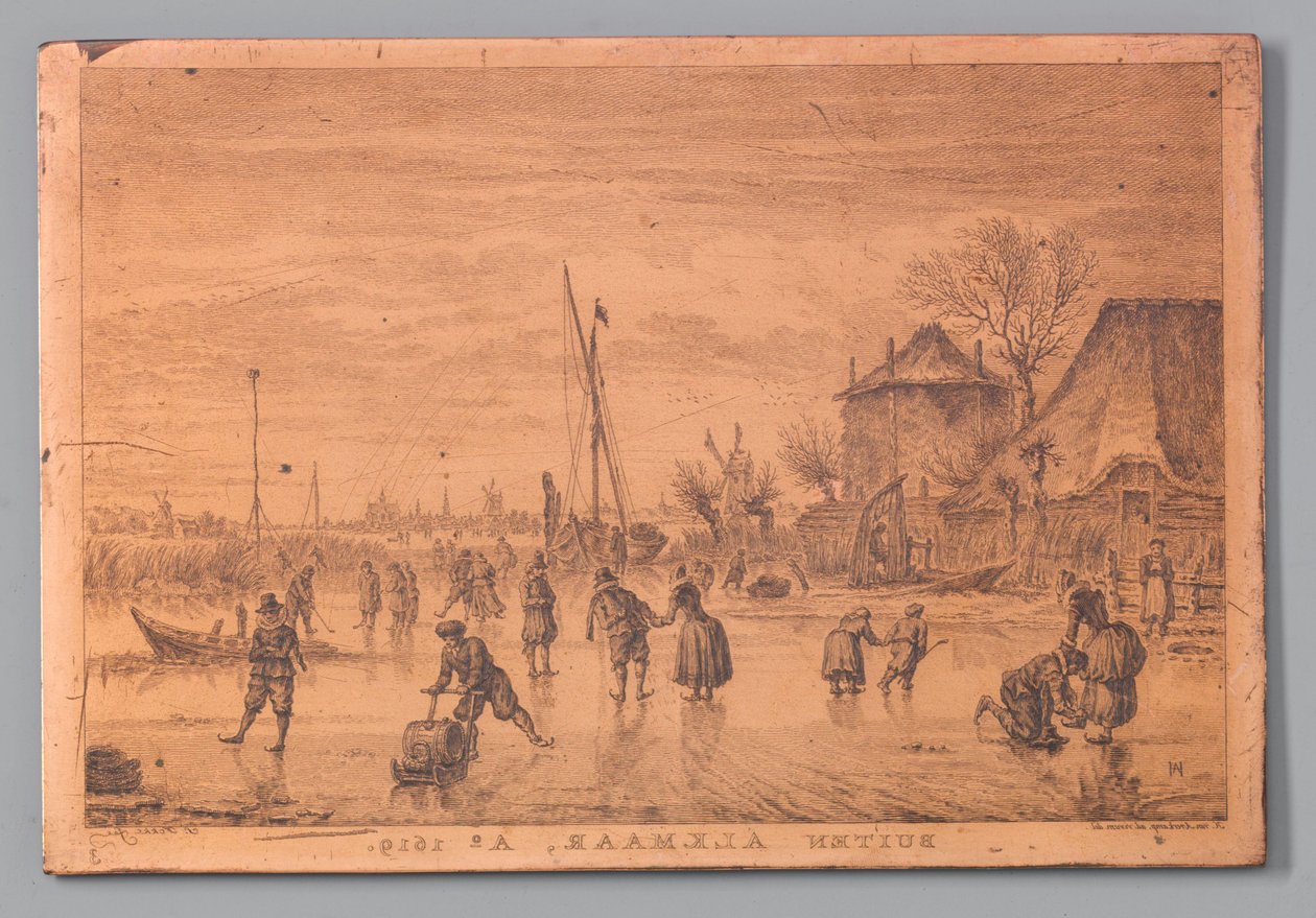 Außerhalb von Alkmaar von Simon Fokke