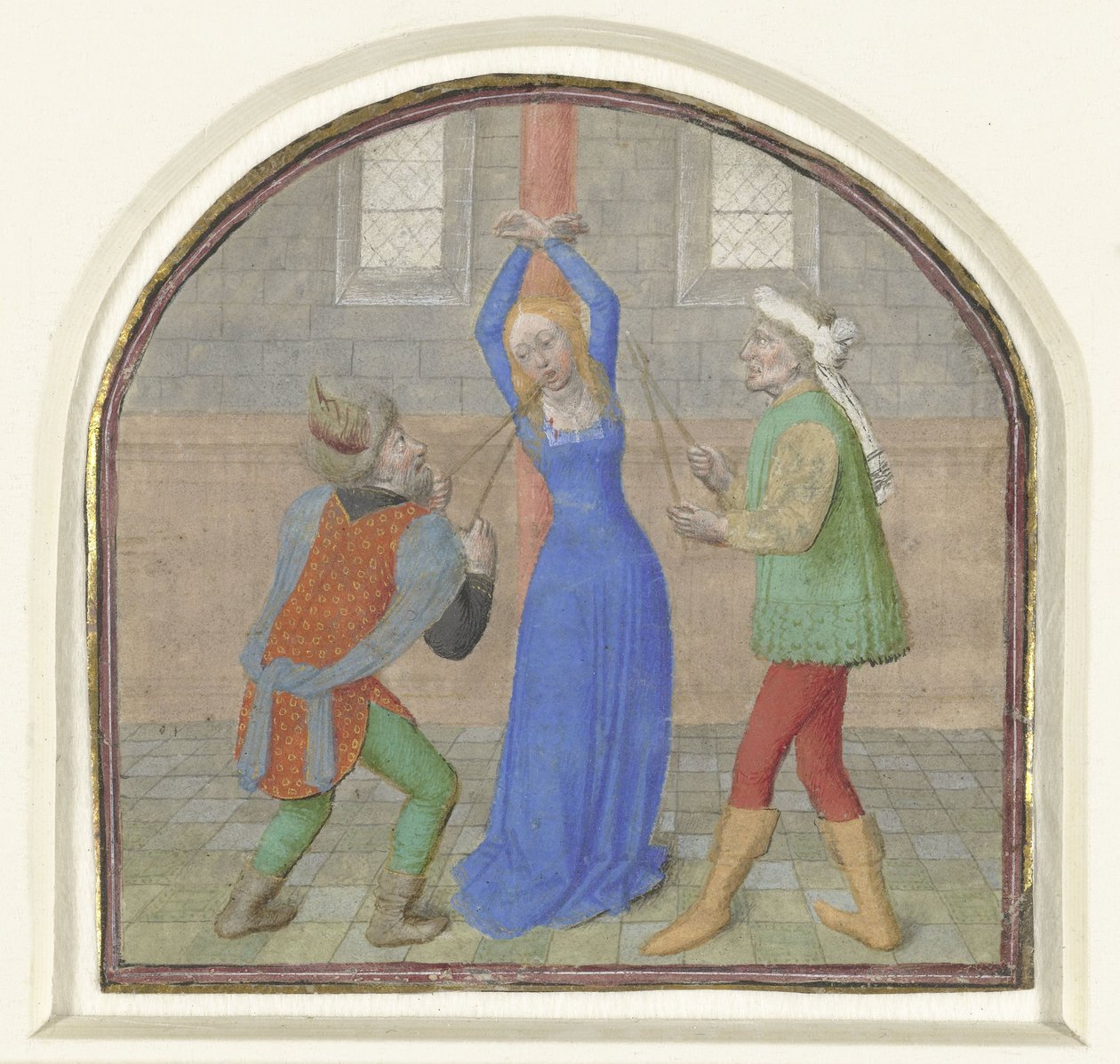 Das Martyrium der Hl. Apollonia von Simon Marmion