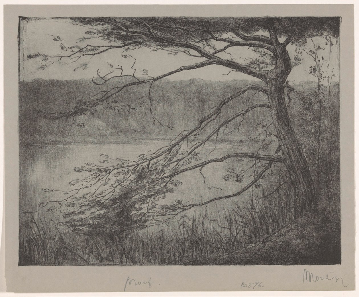 Teich bei Oisterwijk von Simon Moulijn (signed by artist)
