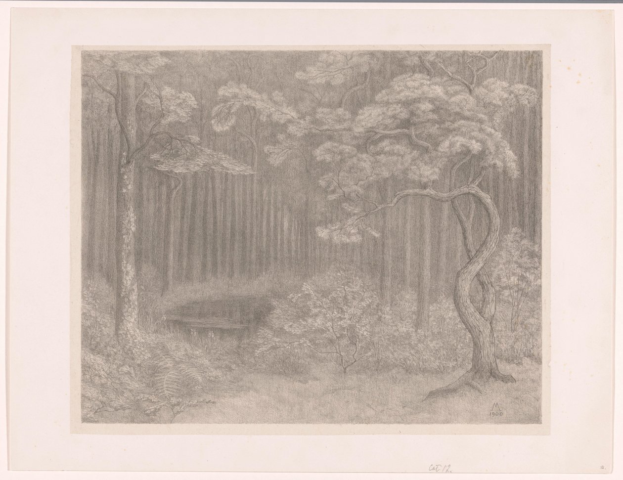 Waldlandschaft von Simon Moulijn