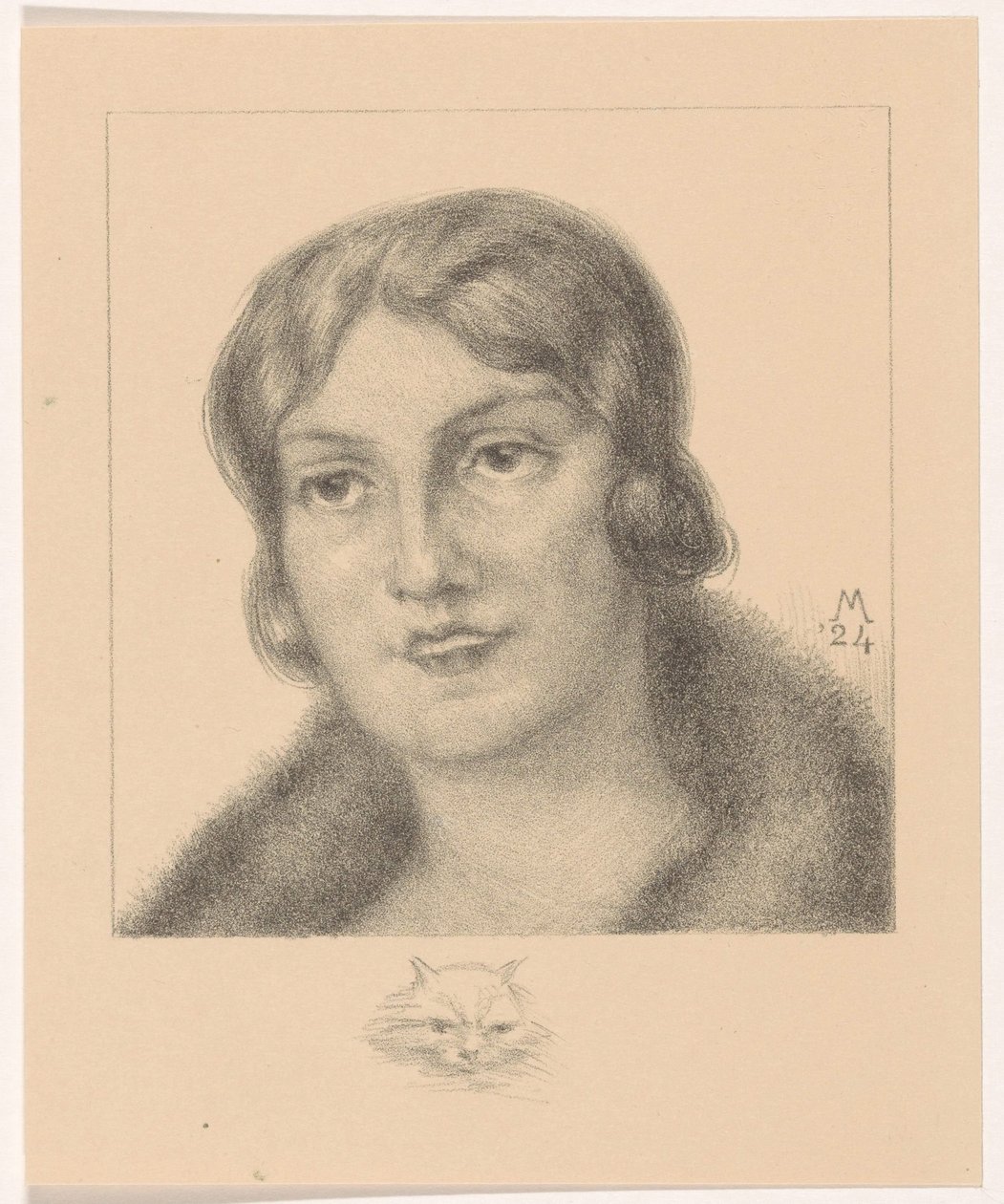 Porträt von Frau van Tienhoven-Hoyack von Simon Moulijn