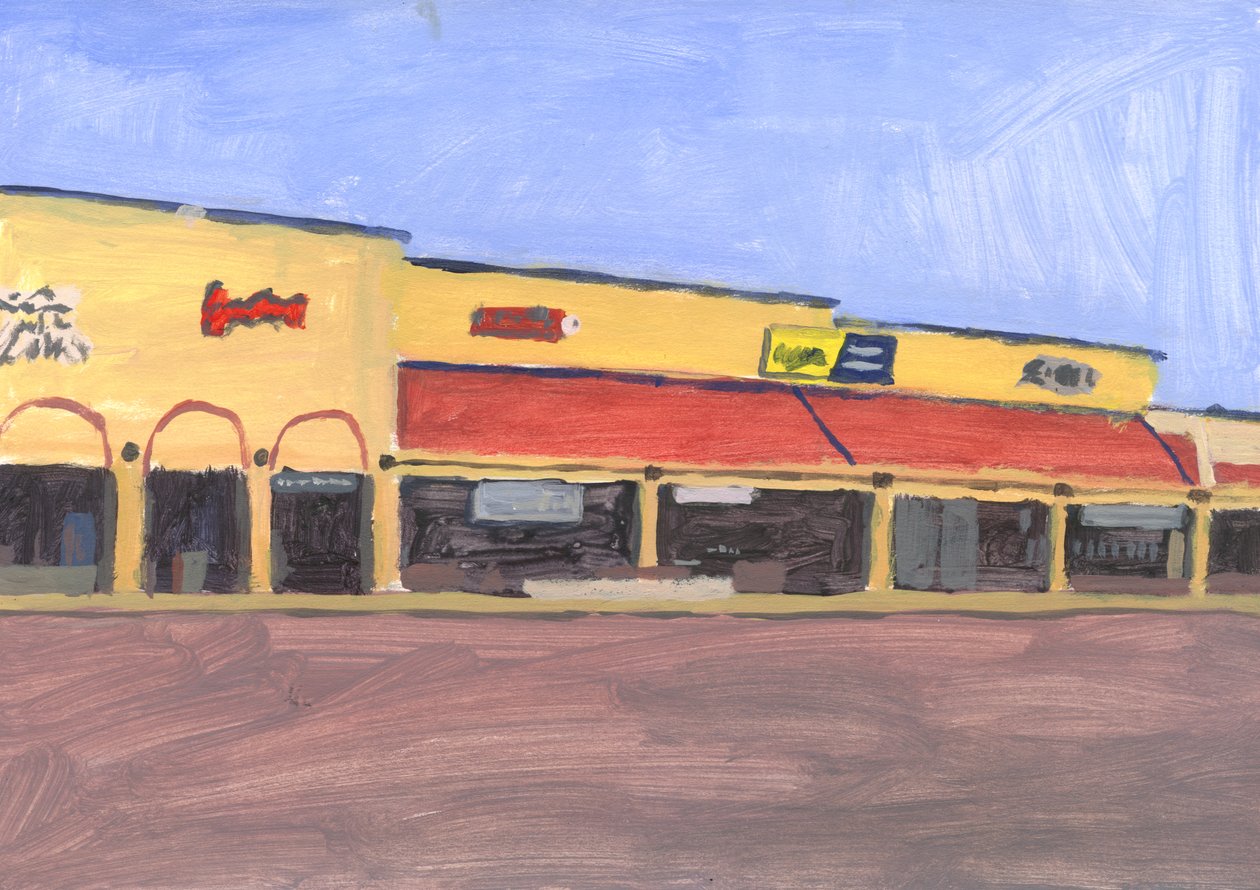 Einkaufszentrum 7, 2023 von Simon Neville