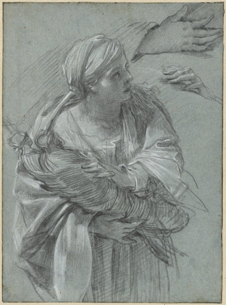 Kreusa trägt die Götter von Troja von Simon Vouet