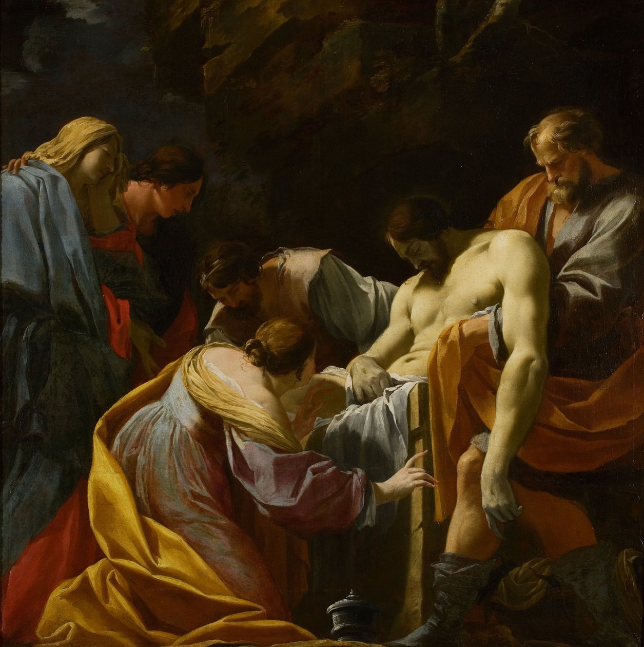 Die Grablegung von Simon Vouet