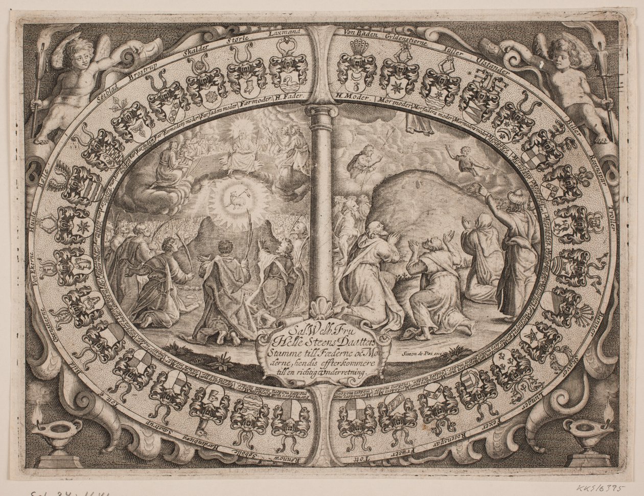 Helle Steensdatters Gedenkblatt von Simon de Pas