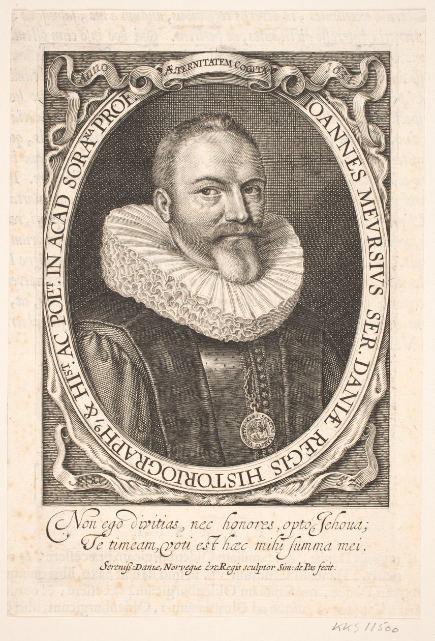 Johannes Meursius, königlicher Historiograph von Simon de Pas
