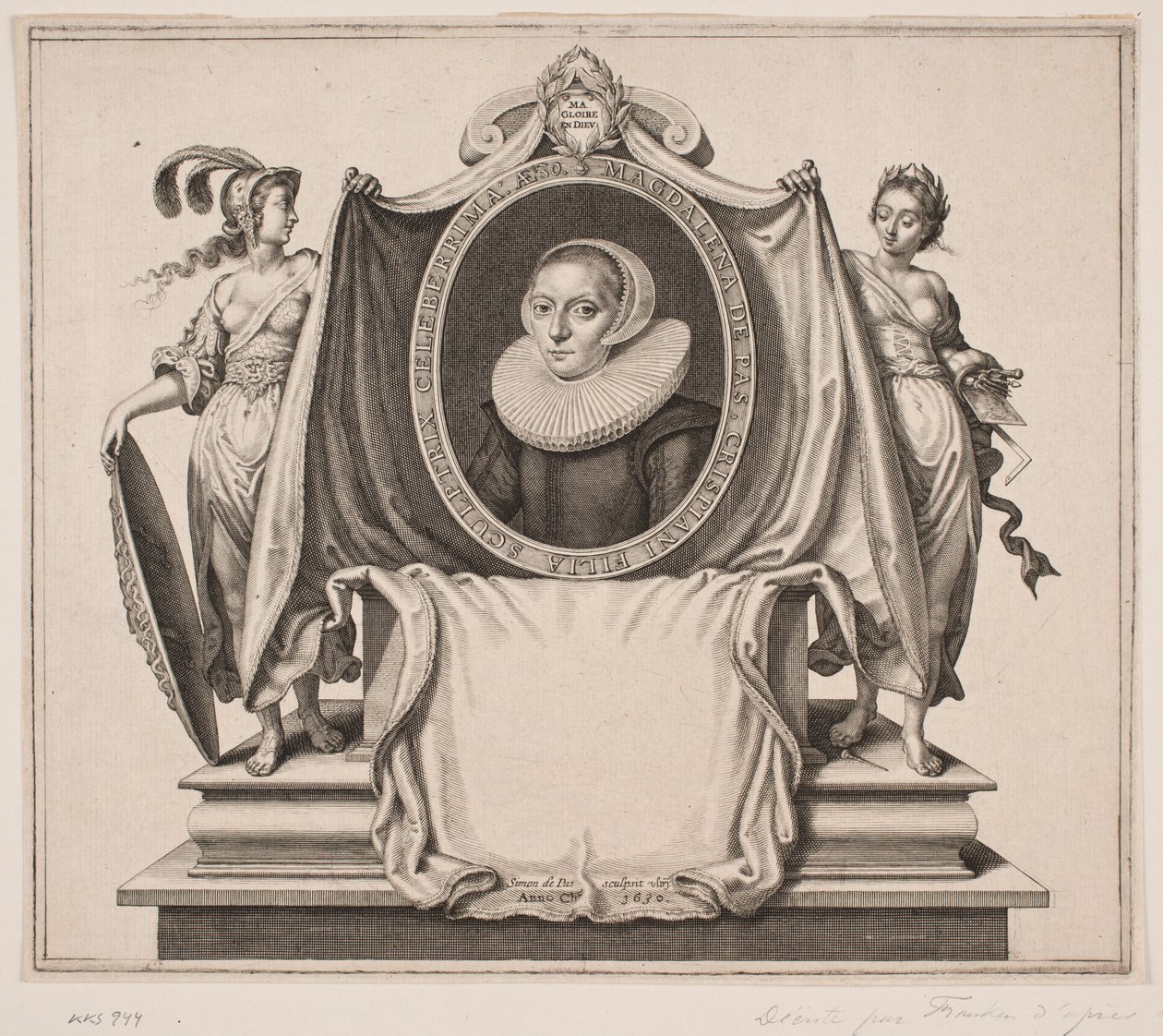 Magdalena van de Passe von Simon de Pas