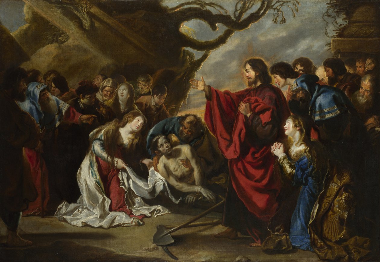 Die Auferweckung des Lazarus von Simon de Vos