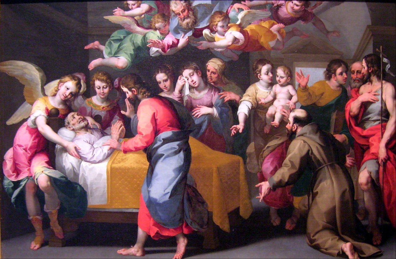Der Tod des Heiligen Joseph von Simone Barabino