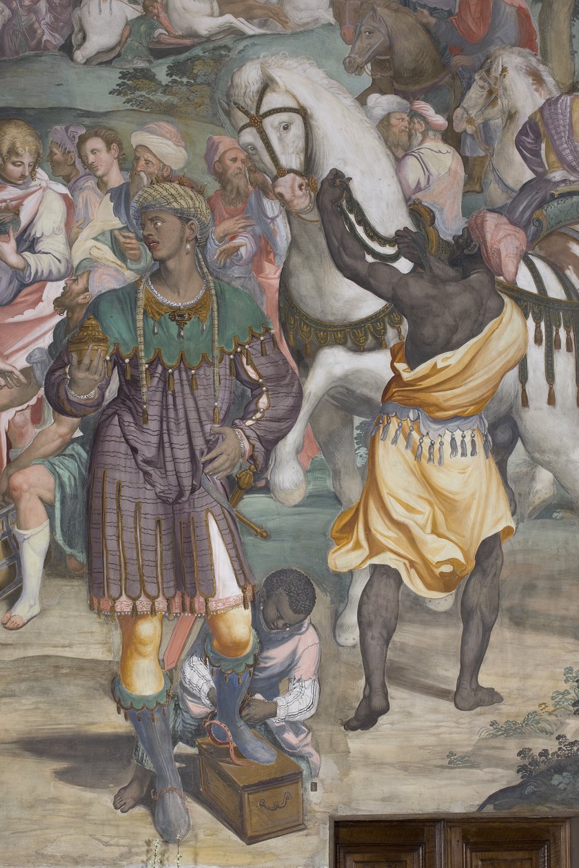 Die Anbetung der Könige, Presbyterium, 1578-82 von Simone Veneziano Peterzano