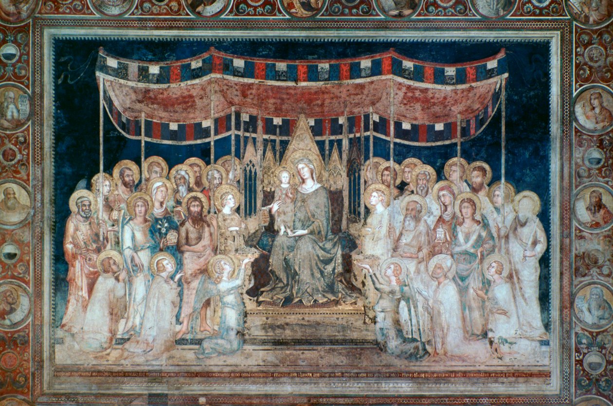 Maestà, 1315 von Simone Martini