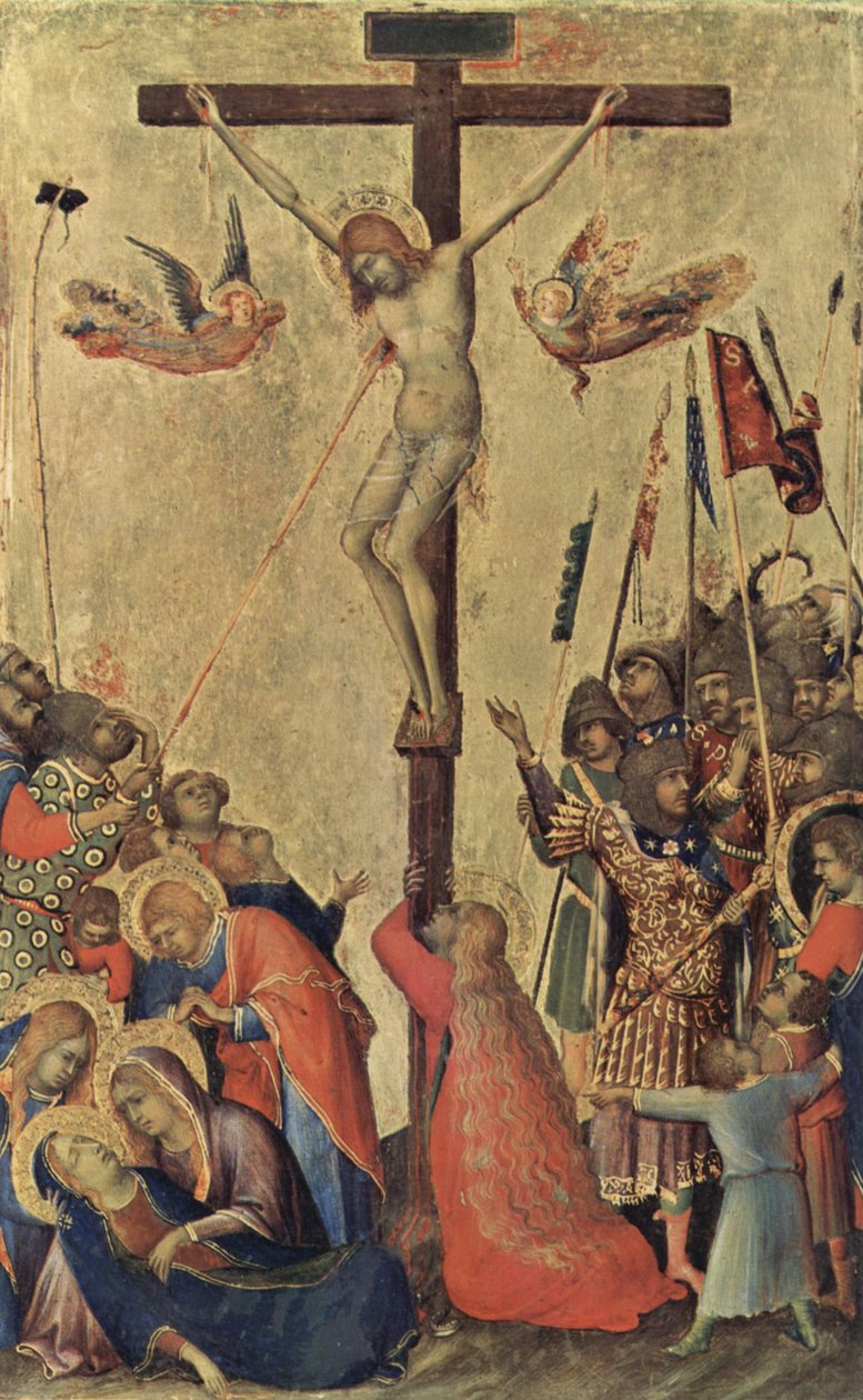 Orsini-Polyptychon: Kreuzigung von Simone Martini
