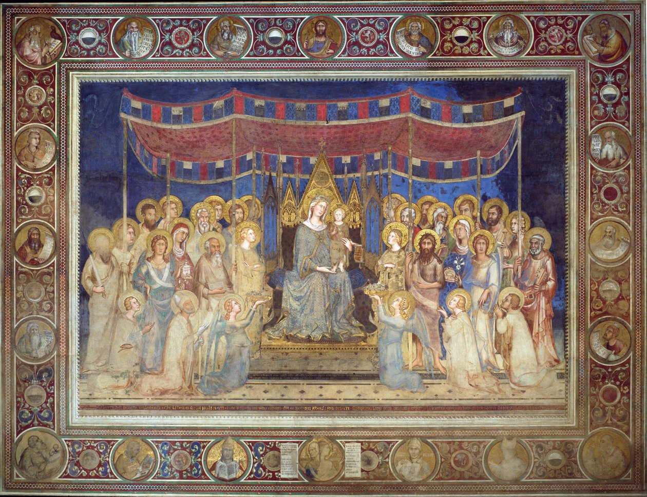 Maestà, 1315-1321 von Simone Martini di