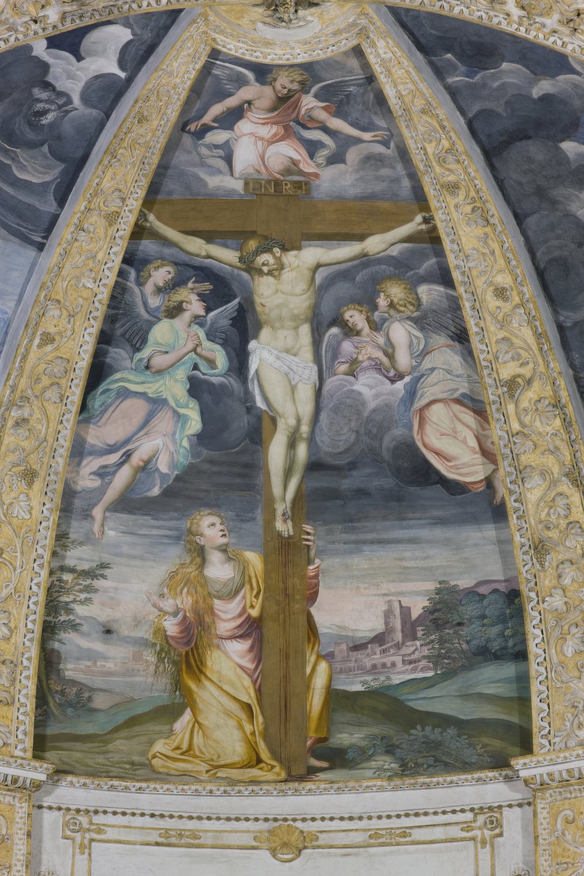 Kreuzigung von Simone Veneziano Peterzano