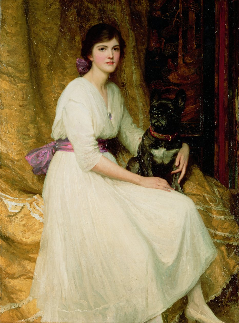 Porträt von Miss Dorothy Dicksee von Frank Dicksee