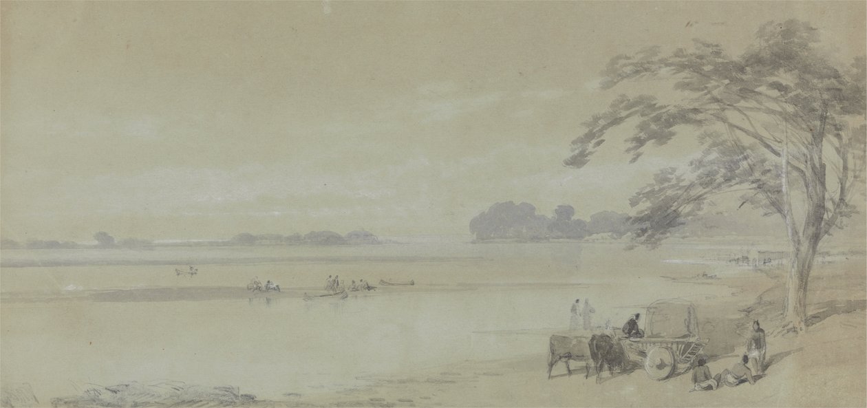 Wassersicht in der Nähe von Kalkutta von Sir Charles DOyly