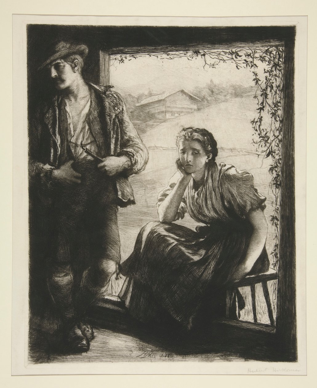 Der erste Streit von Sir Hubert von Herkomer
