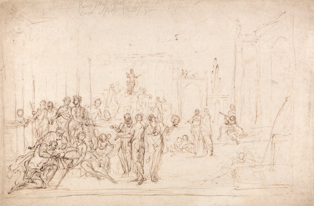 Apollo und die Musen von Sir James Thornhill