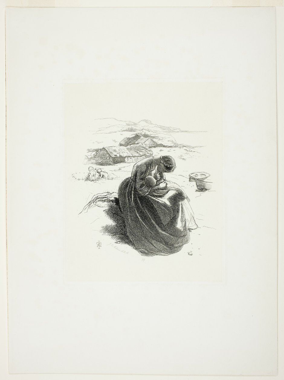 Die junge Mutter von Sir John Everett Millais