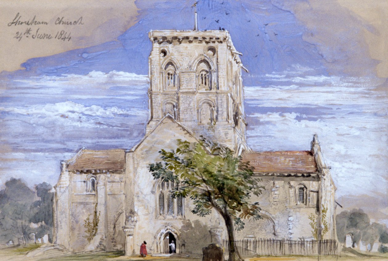 Shoreham Kirche, Kent, 1844 von Sir John Gilbert