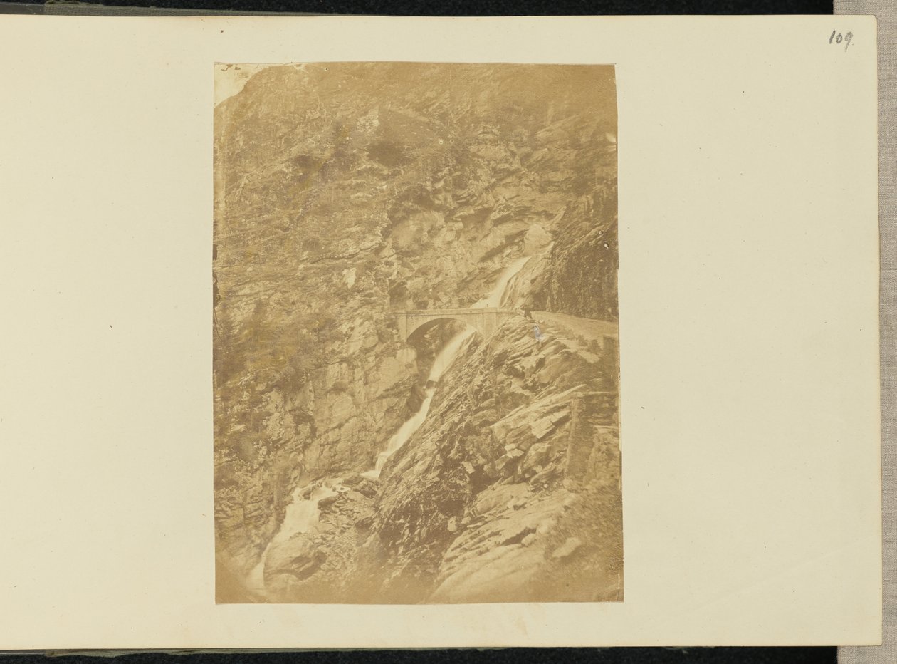 Bergwasserfall von Sir John Joscelyn Coghill