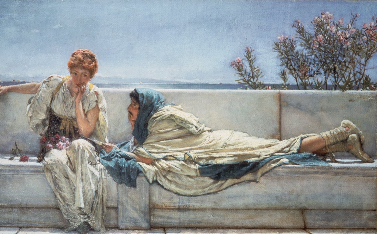 Flehen, 1876 von Sir Lawrence Alma Tadema