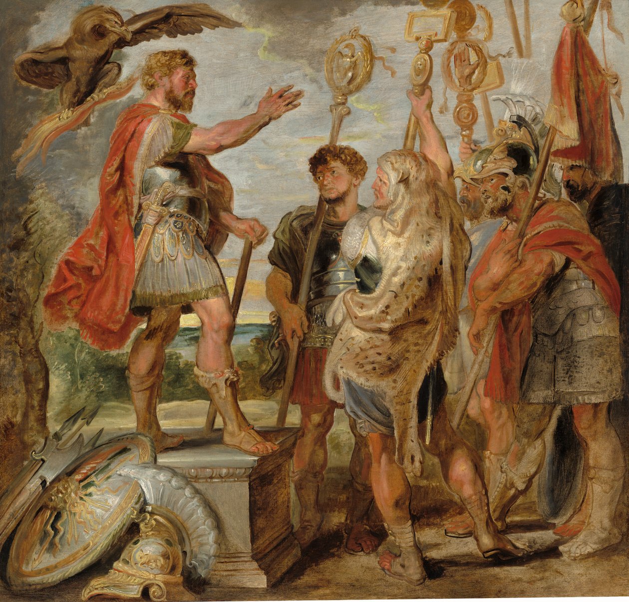 Decius Mus spricht zu den Legionen von Sir Peter Paul Rubens
