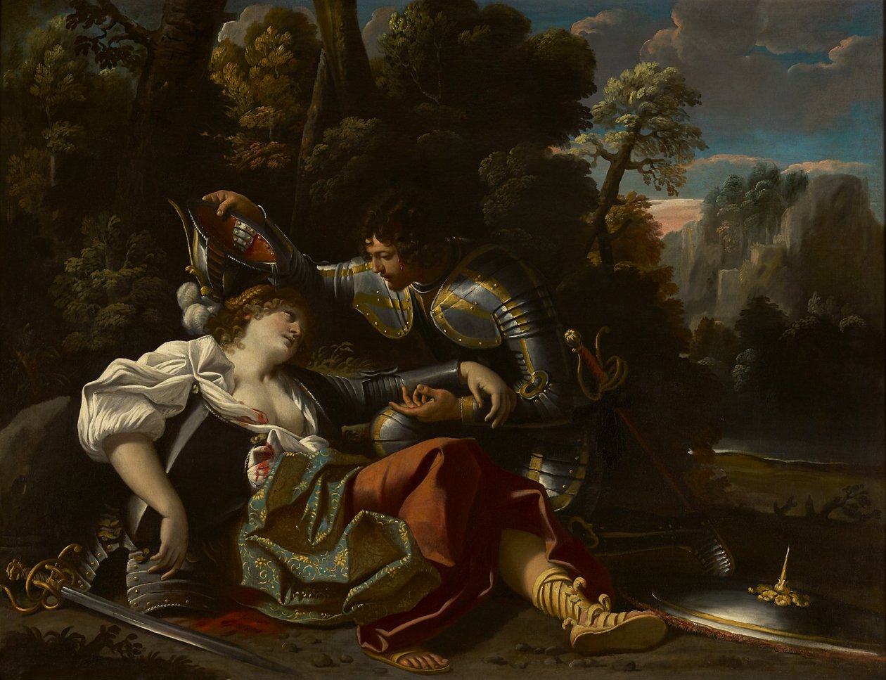 Tancred und Clorinda von Sisto Badalocchio