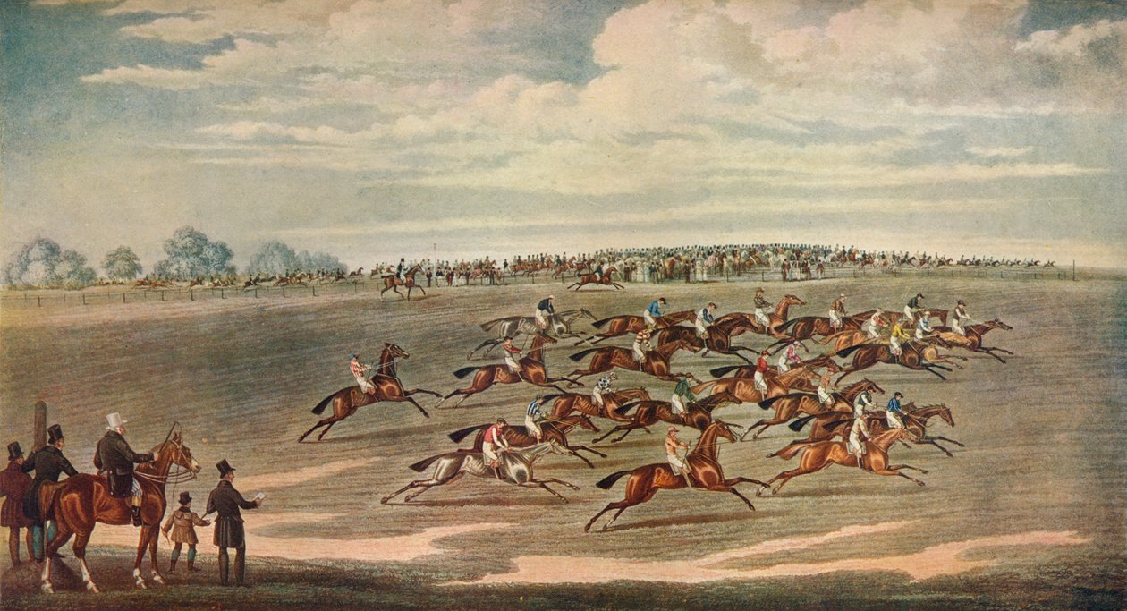 Epsom-Rennen, 19. Jahrhundert von Smart and Hunt