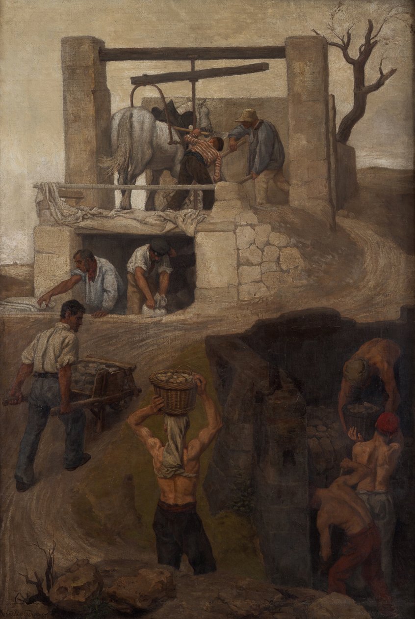 Arbeiter in Montmartre von Soběslav Pinkas