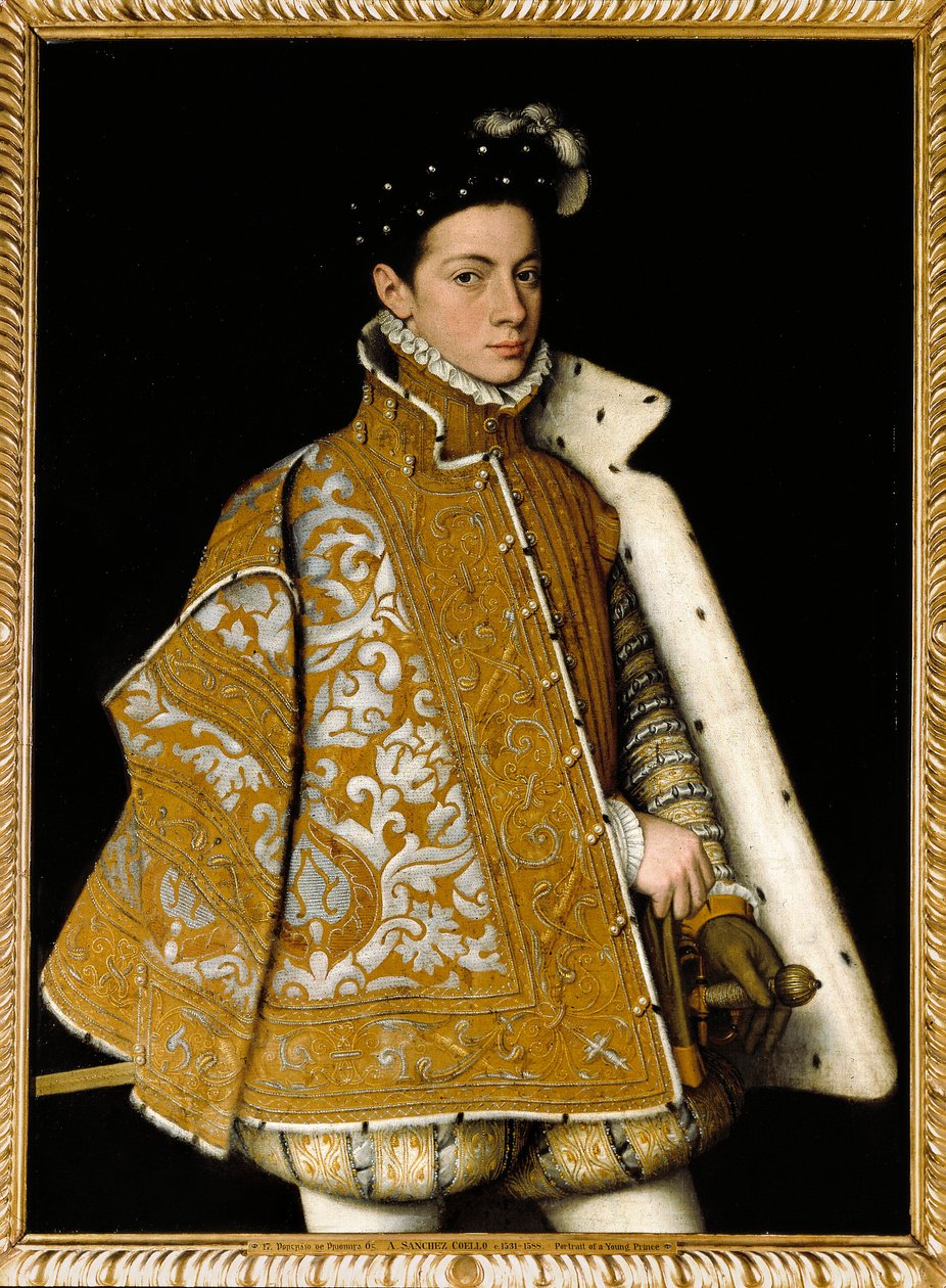 Porträt von Alexandre Farnese (Alessandro Farnese) von Sofonisba Anguissola