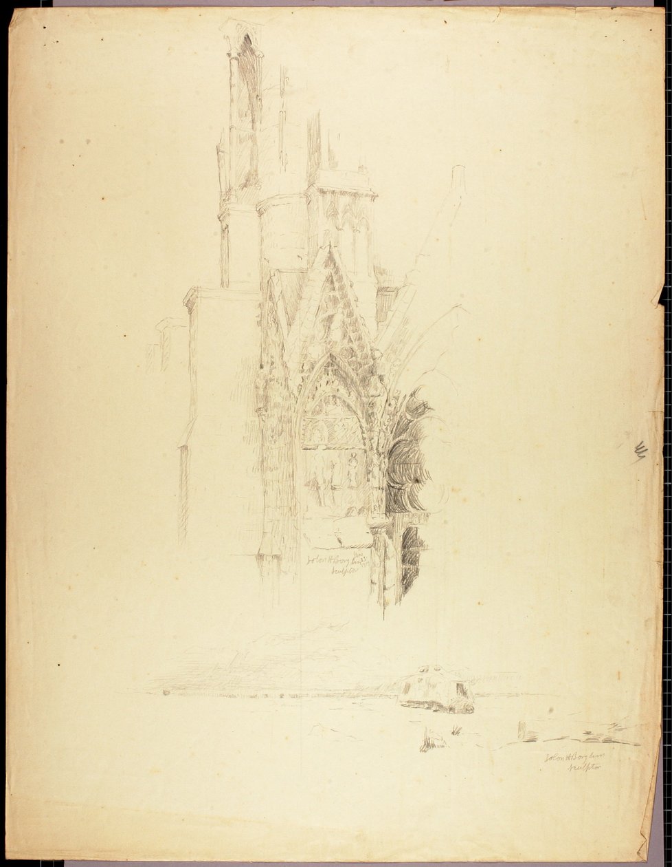 Kathedralenfassade von Solon H. Borglum