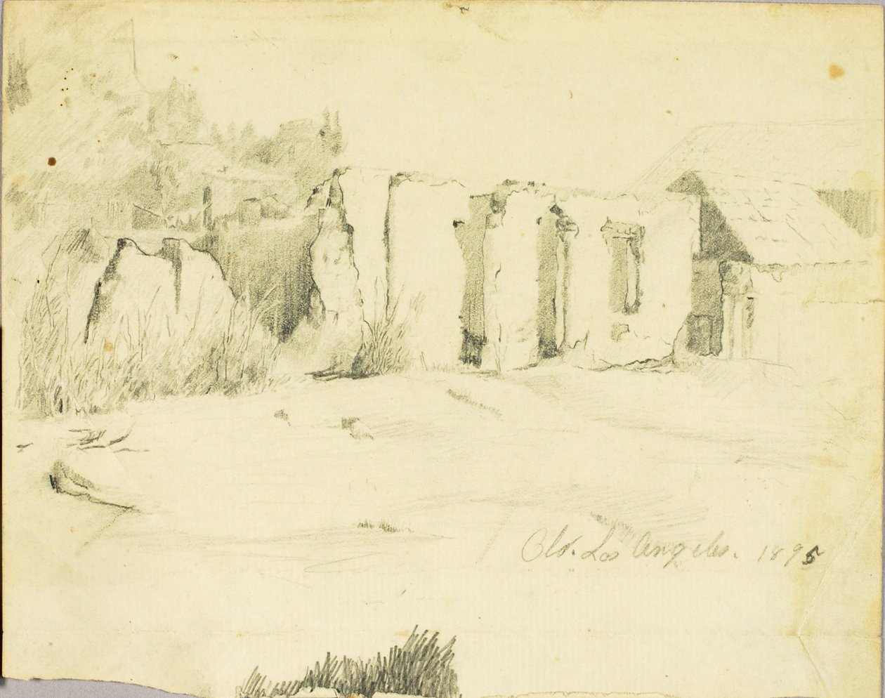 Altes Los Angeles von Solon H. Borglum