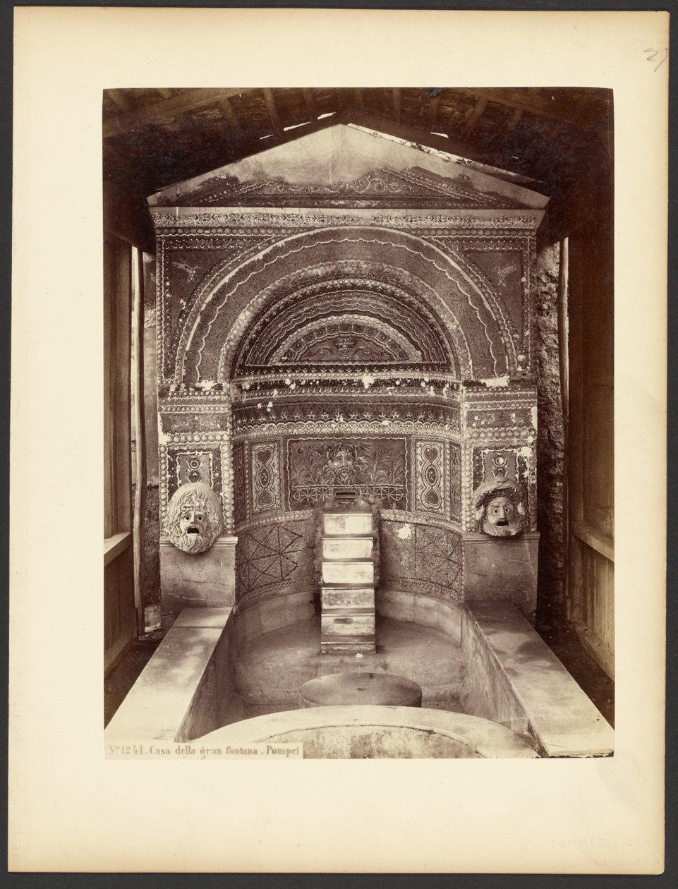 Casa della gran fontana. Pompeji. von Sommer and Behles