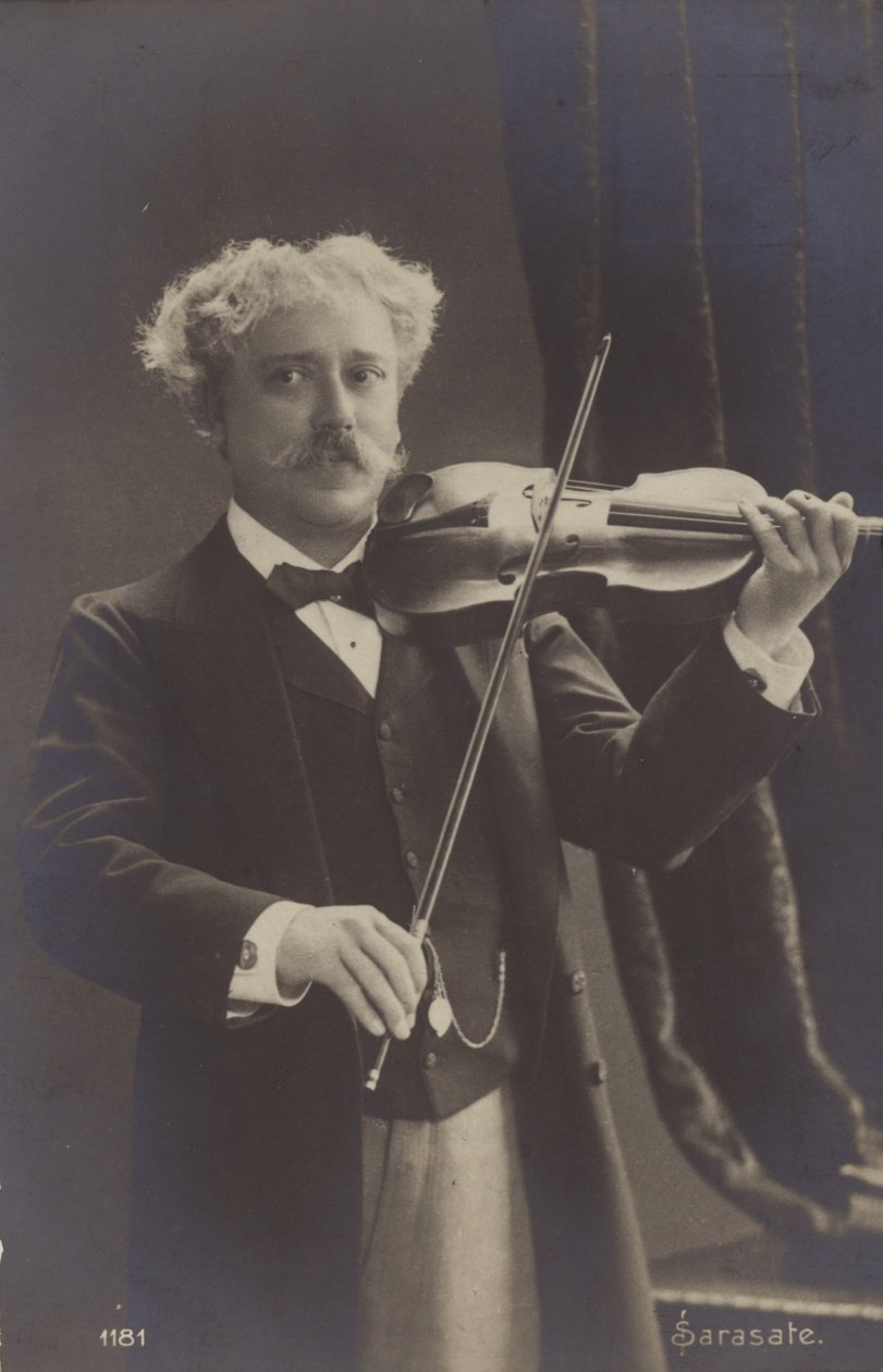 Porträt von Pablo de Sarasate von Spanish Photographer