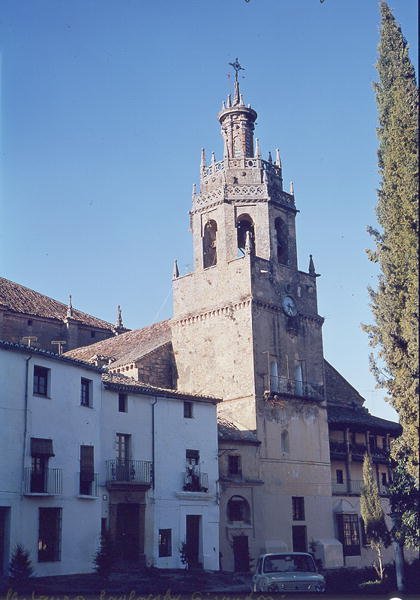 Ansicht der Kirche Santa Maria la Mayor von Spanish School